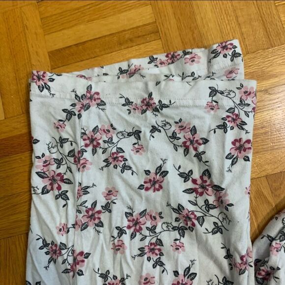 George Jersey Pajama Pant Pink Rose Print Size Medium - Picture 3 of 4